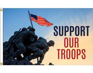 support our troops flag